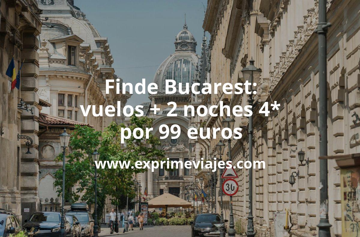 🇷🇴 Fin de Semana en Bucarest: vuelos + 2 noches aparthotel 4* por 99 euros