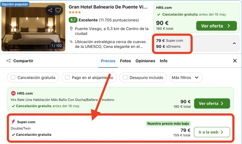 oferta balneario puente viesgo cantabria
