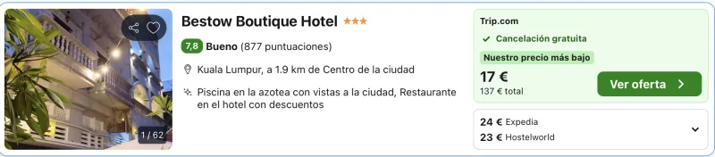 hotel boutique en Kuala Lumpur