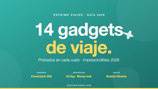✈️ 14 gadgets de viaje imprescindibles que me han salvado más de un apuro