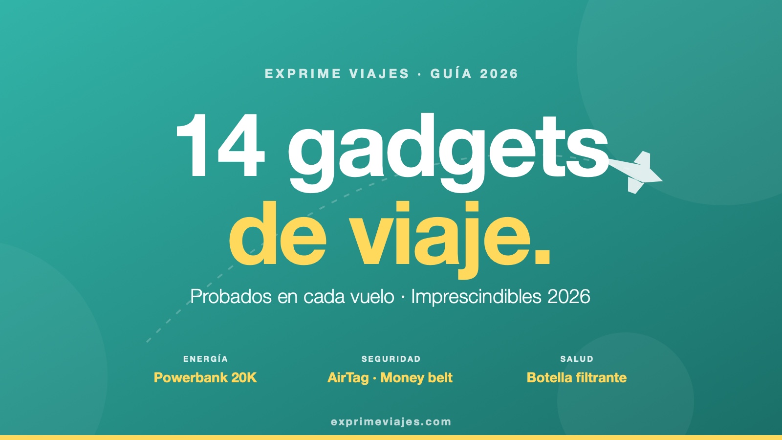 ✈️ 14 gadgets de viaje imprescindibles que me han salvado más de un apuro