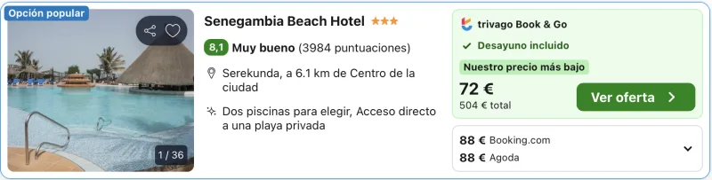 oferta resort en Gambia