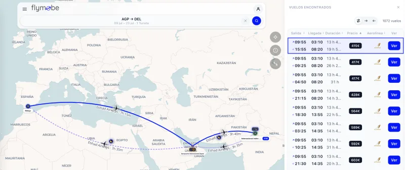 comprar vuelos baratos a india en verano
