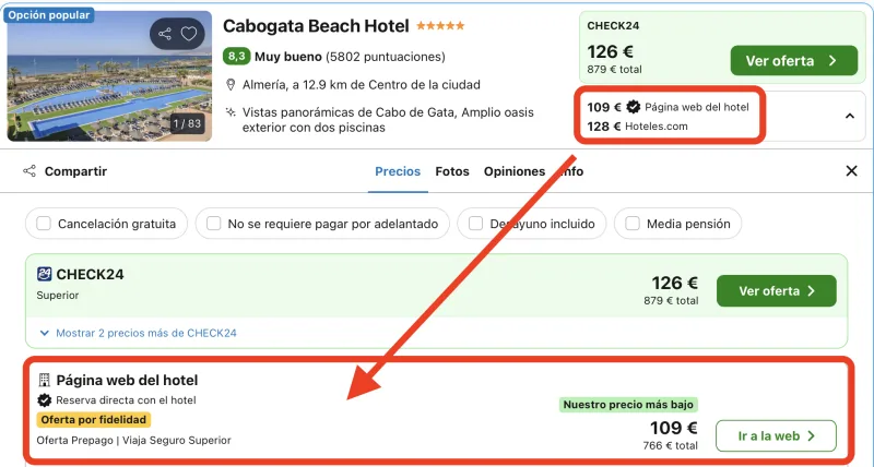 vacaciones lujo cabo de gata hotel 5 estrellas