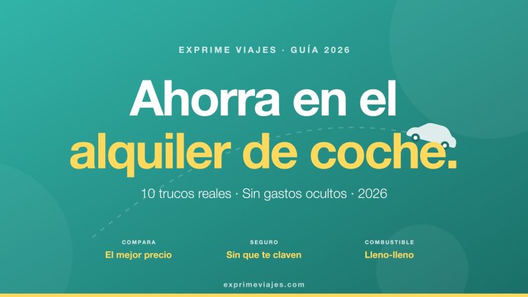 🚗 Cómo ahorrar en el alquiler de coche en 2026 (guía real)
