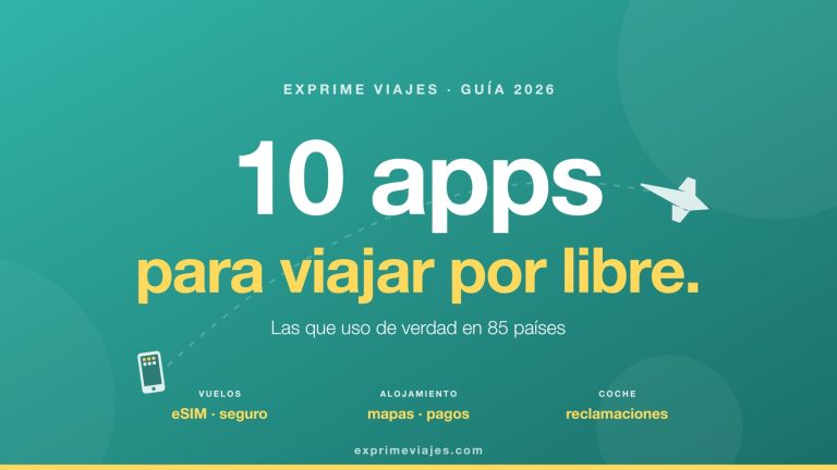 ✈️ 10 apps imprescindibles para viajar por libre (2026)