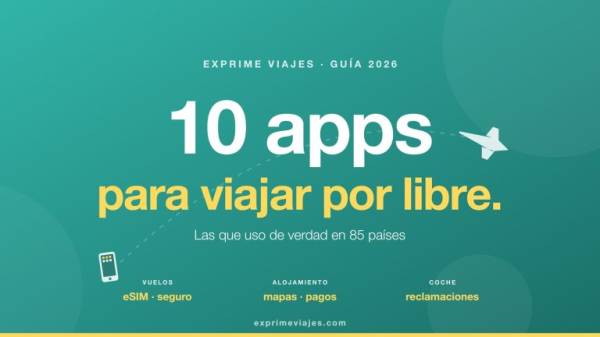 ✈️ 10 apps imprescindibles para viajar por libre (2026)