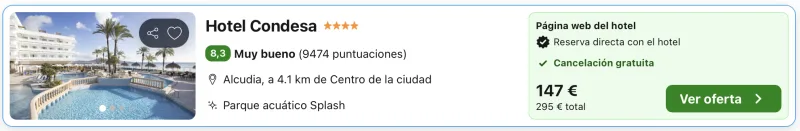 oferta hotel Mallorca fin de semana
