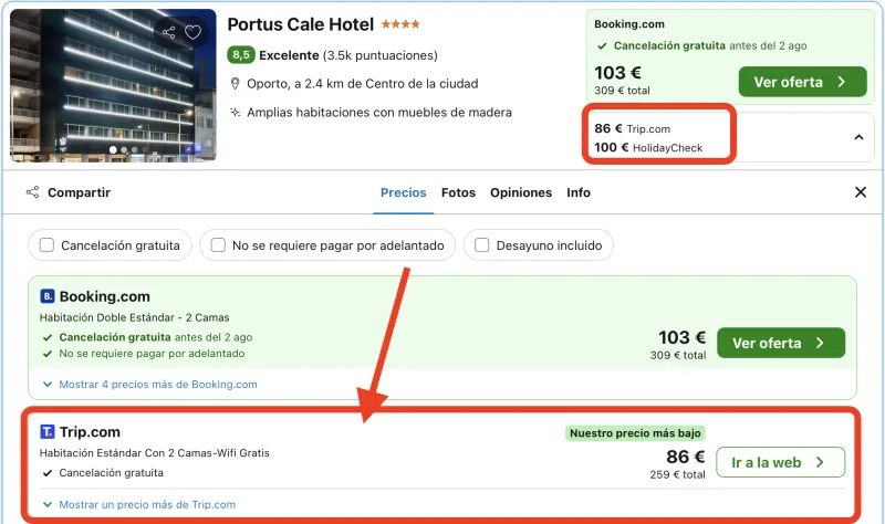 hotel 4 estrellas en oporto en agosto