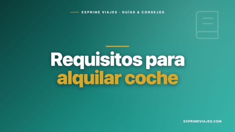 💳 Requisitos para alquilar coche: edad, carné, tarjeta y depósito (2026)