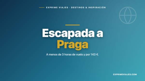 🇨🇿 Escapada a menos de 3 horas de vuelo: Praga por menos de 180 €