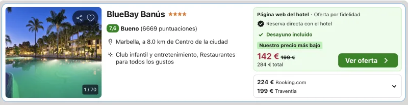 oferta hotel Marbella fin de semana