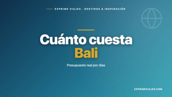 🇮🇩 Cuánto cuesta un viaje a Bali en 2026: presupuesto real por días