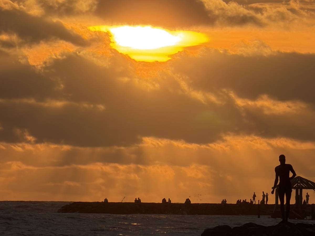 Atardecer en la playa de Saly, en la Petite Côte de Senegal