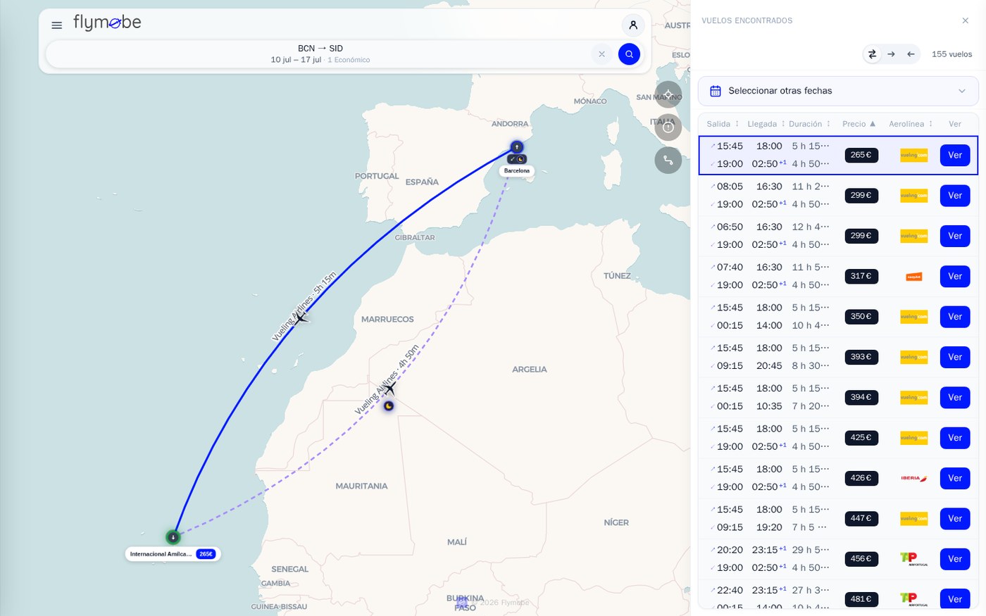 Vuelos de Barcelona a Cabo Verde por 265 euros ida y vuelta, del 10 al 17 de julio