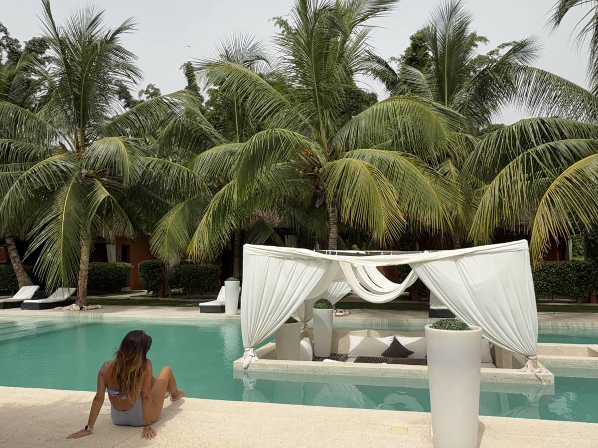 Piscina de Villa Le Petit Paradis Saly, Boutique Hotel, en Ngaparou